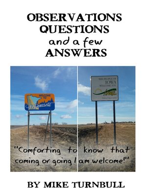 cover image of Observations, Questions, and a few Answers